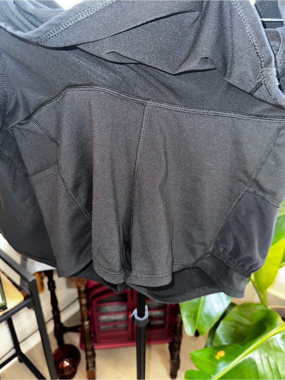 FP Movement by Free People Black Athletic Skort with Lace Panels - Picture 3 of 6